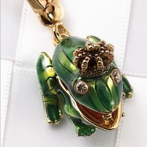 Prince frog gold charm Juicy Couture